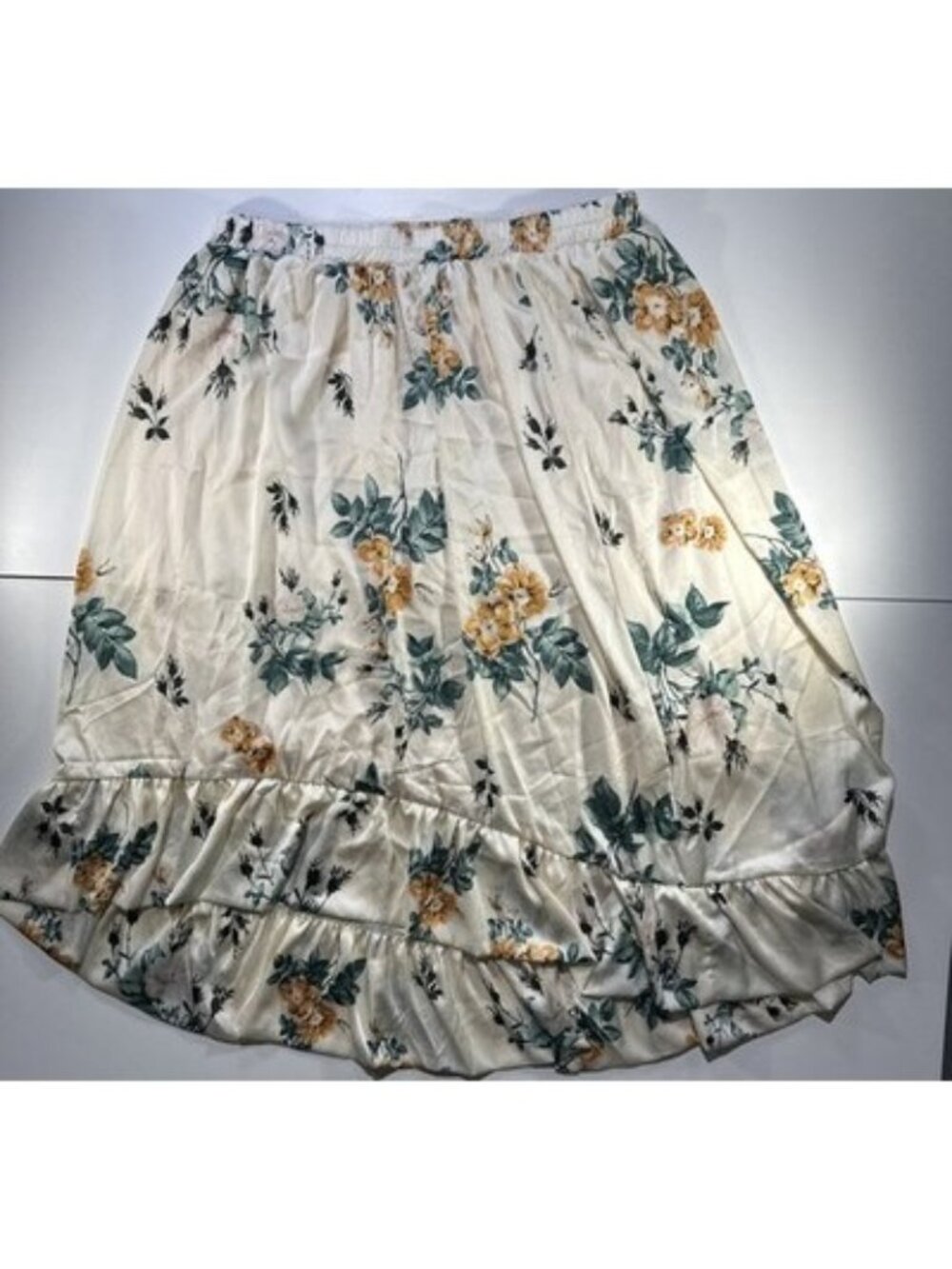 Hayden Los Angeles Women’s Floral Line Skirt White Cream 2XL